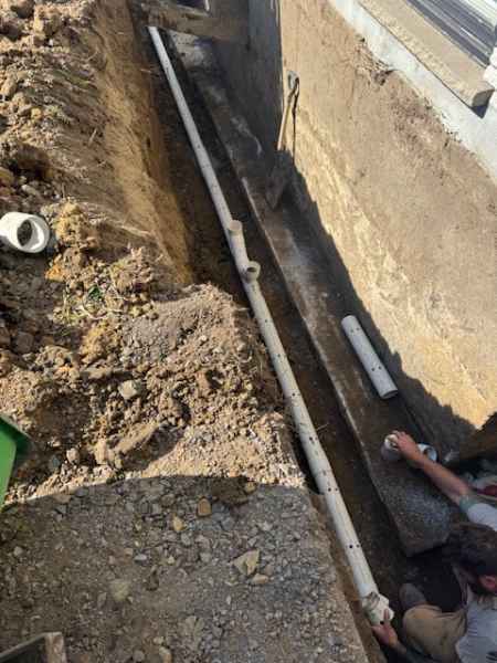 excavation drain rive sud