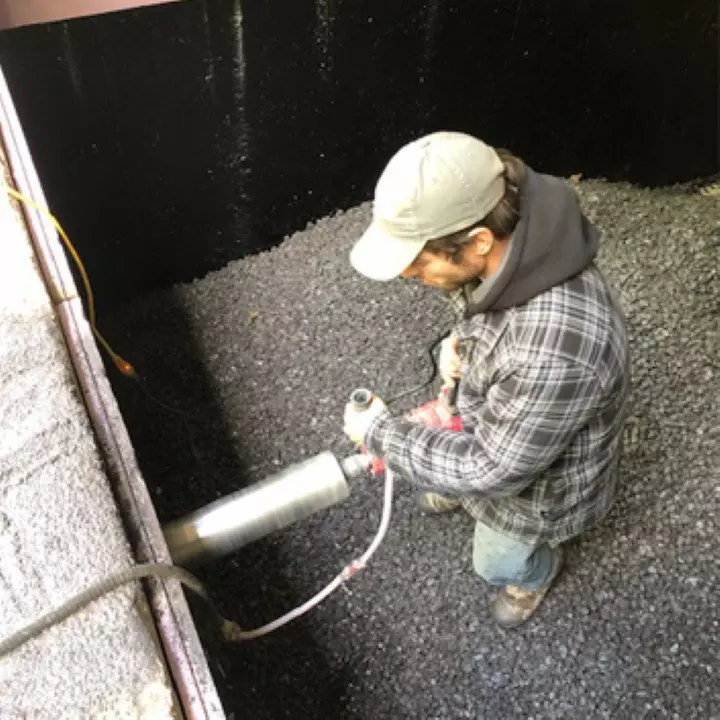 Chantier de drainage résidentiel à Marieville