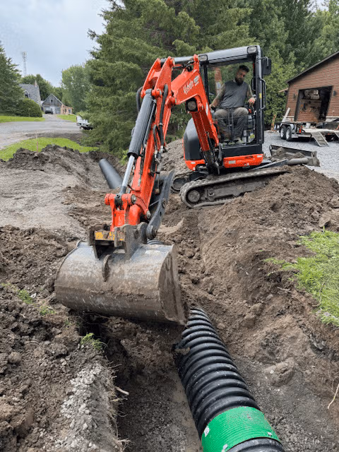 Demandez votre soumission pour vos drains de fondation